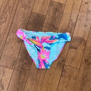 Colorful Floral Bikini Bottom